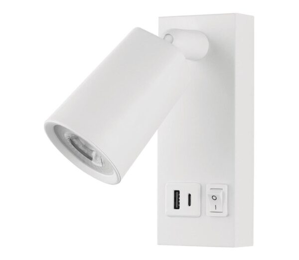 Eurolamp LED Fali spotlámpa USB