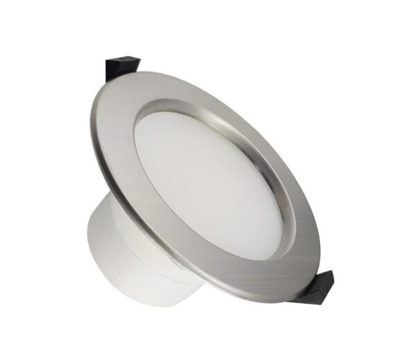 LED Fürdőszobai beépíthető lámpa LED/10W/230V 4000K ezüst IP44