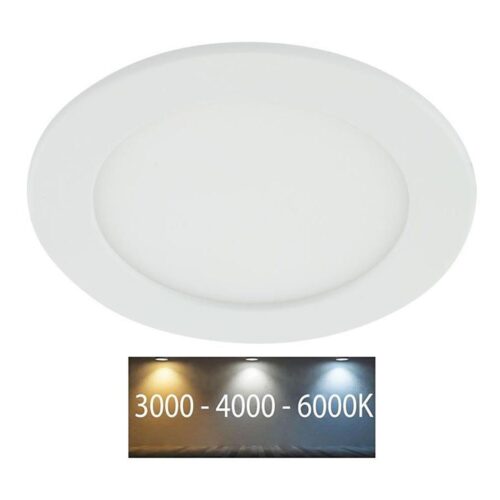 LED Fürdőszobai beépíthető lámpa LED/12W/230V 3000/4000/6000K IP44