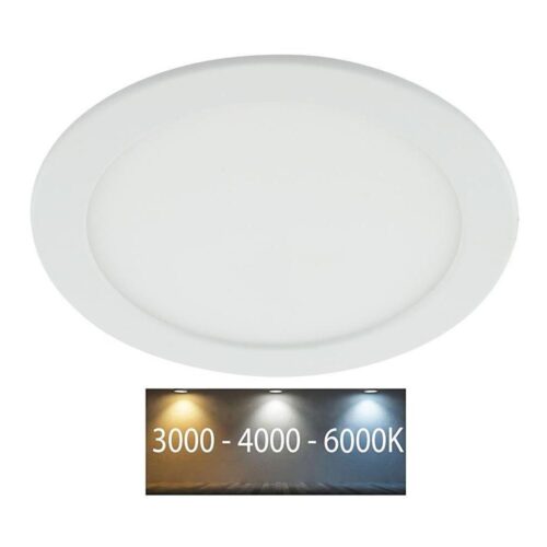 LED Fürdőszobai beépíthető lámpa LED/18W/230V 3000/4000/6000K IP44