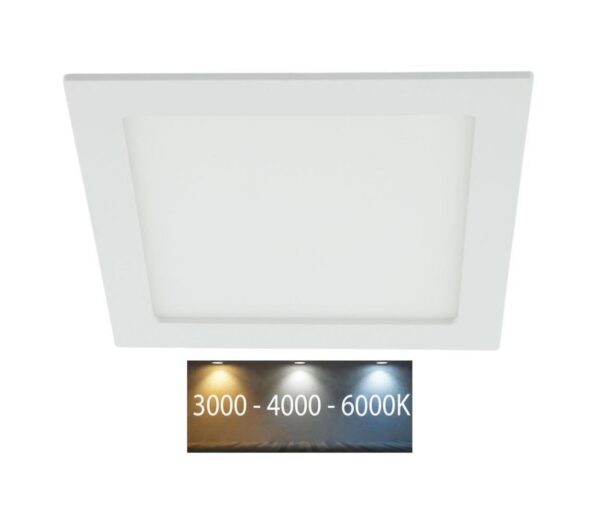 LED Fürdőszobai beépíthető lámpa LED/18W/230V 3000/4000/6000K IP44
