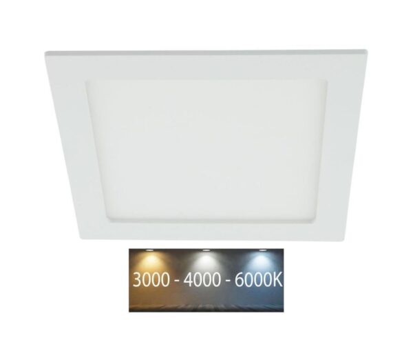 LED Fürdőszobai beépíthető lámpa LED/24W/230V 3000/4000/6000K IP44