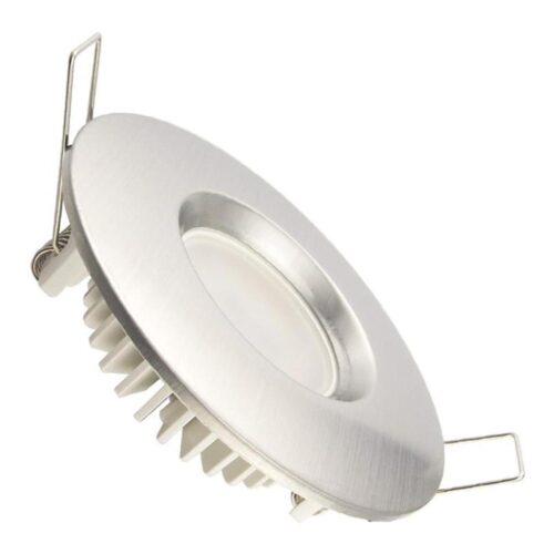 LED Fürdőszobai beépíthető lámpa LED/7W/230V 4000K ezüst IP44