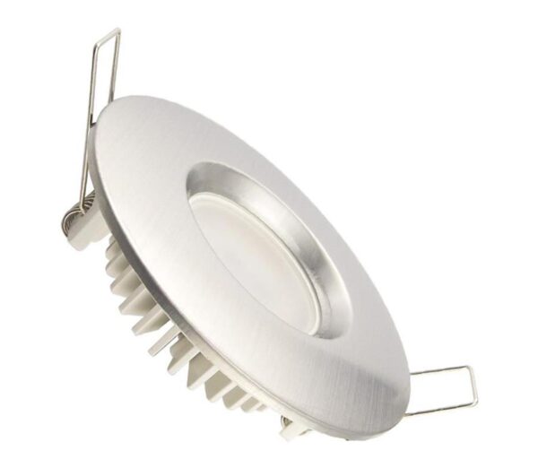 LED Fürdőszobai beépíthető lámpa LED/7W/230V 4000K ezüst IP44