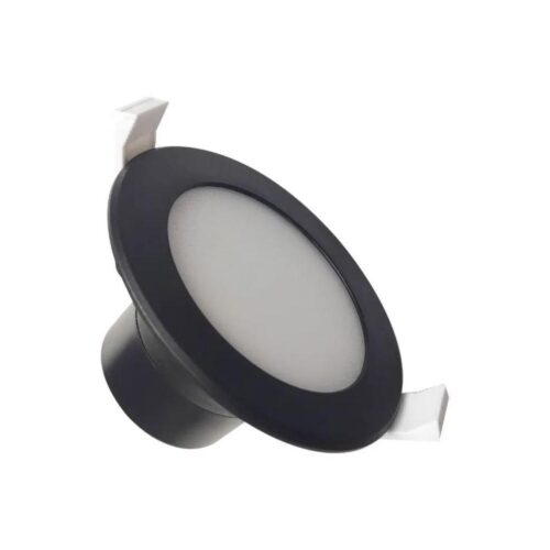 LED Fürdőszobai beépíthető lámpa LED/7W/230V 4000K fekete IP44