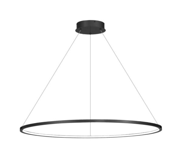 LED Fürdőszobai csillár zsinóron SATURNO LED/57W/230V IP44 antracit