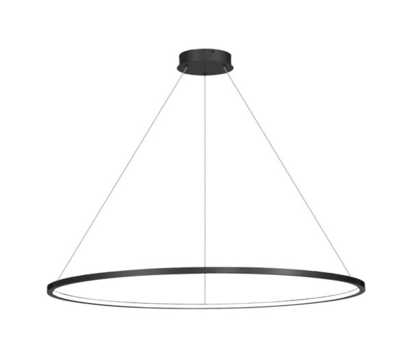 LED Fürdőszobai csillár zsinóron SATURNO LED/65W/230V IP44 antracit