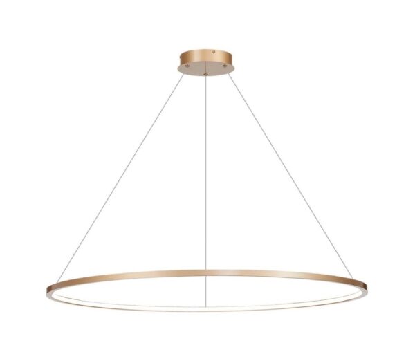LED Fürdőszobai csillár zsinóron SATURNO LED/65W/230V IP44 arany