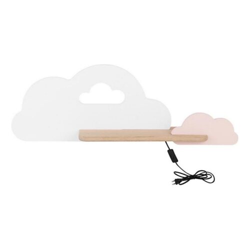 LED Gyerek fali lámpa polccal CLOUD LED/5W/230V fehér/rózsaszín