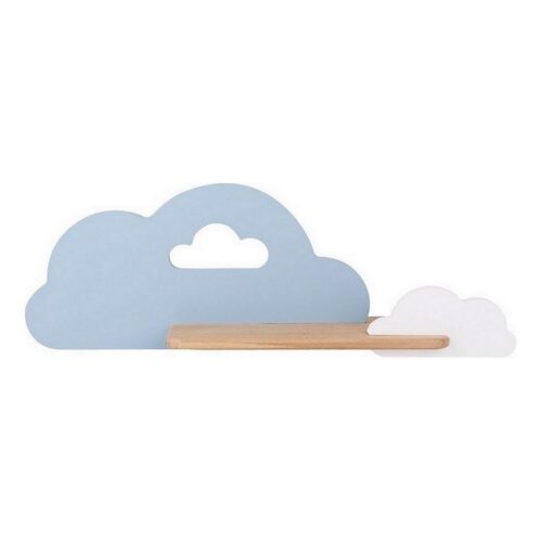 LED Gyerek fali lámpa polccal CLOUD LED/5W/230V kék/fehér