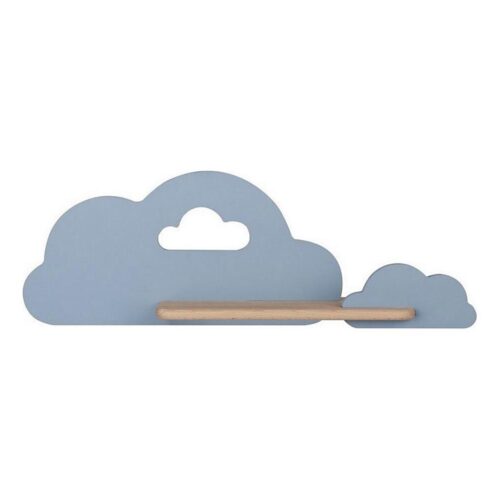 LED Gyerek fali lámpa polccal CLOUD LED/5W/230V kék