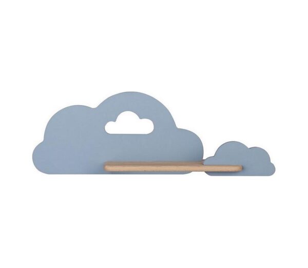 LED Gyerek fali lámpa polccal CLOUD LED/5W/230V kék