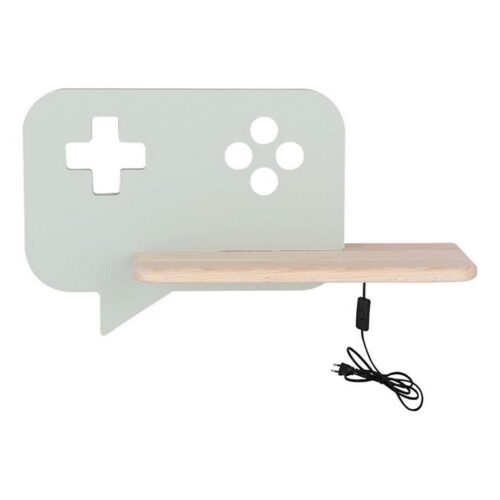 LED Gyerek fali lámpa polccal CONSOLE LED/5W/230V zöld
