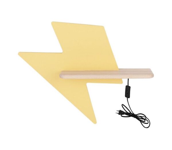 LED Gyerek fali lámpa polccal LIGHTNING LED/4W/230V