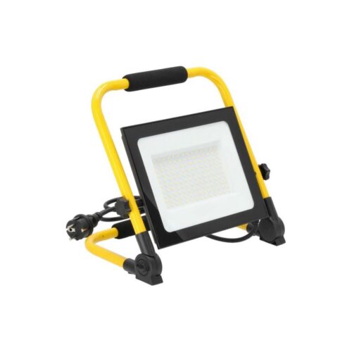 LED hordozható reflektor TIGRA LED/100W/4000K IP54 fekete/sárga