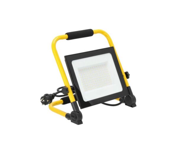 LED hordozható reflektor TIGRA LED/100W/4000K IP54 fekete/sárga