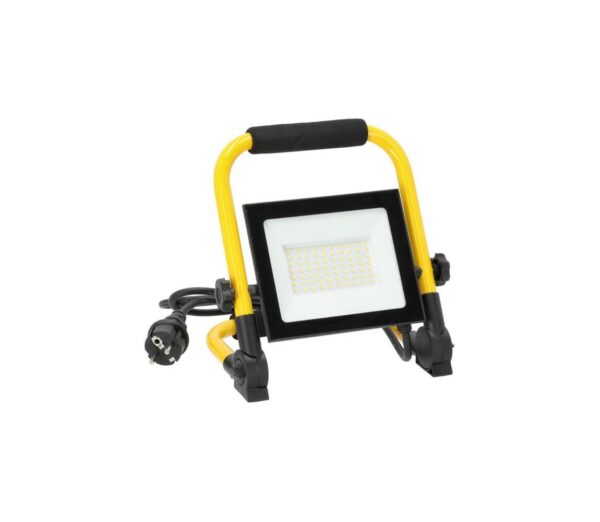 LED hordozható reflektor TIGRA LED/50W/4000K IP54 fekete/sárga