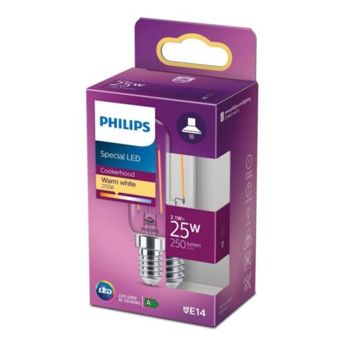Philips LED Hűtőszekrény izzó VINTAGE Philips T25L E14/2