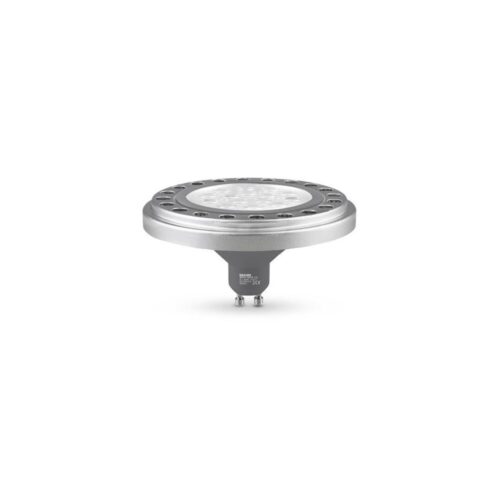 LED Izzó AR111 GU10/12W/230V 3000K ezüst 30°