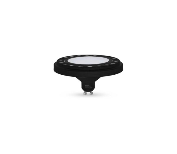 LED Izzó AR111 GU10/12W/230V 4000K fekete 120°