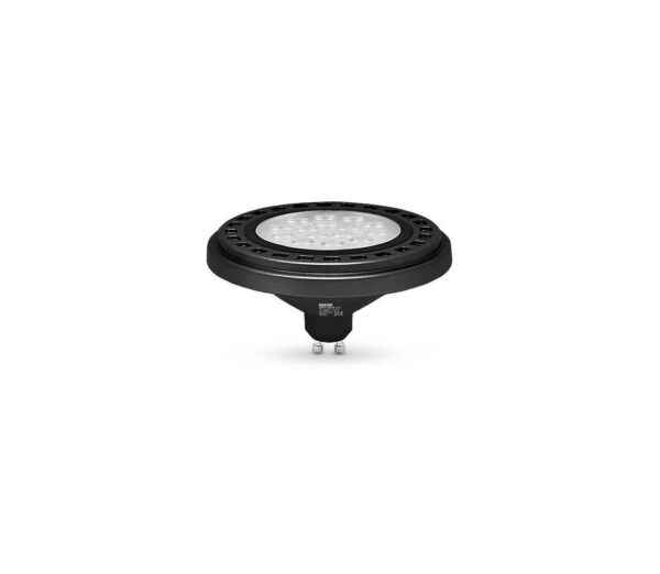 LED Izzó AR111 GU10/12W/230V 4000K fekete 30°