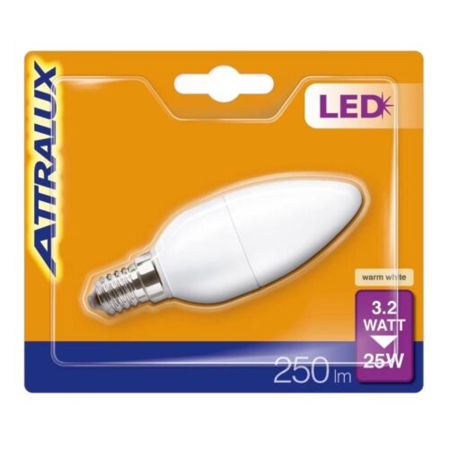 Attralux LED Izzó B35 E14/3