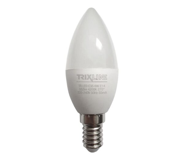 LED Izzó C35 E14/6W/230V 4200K