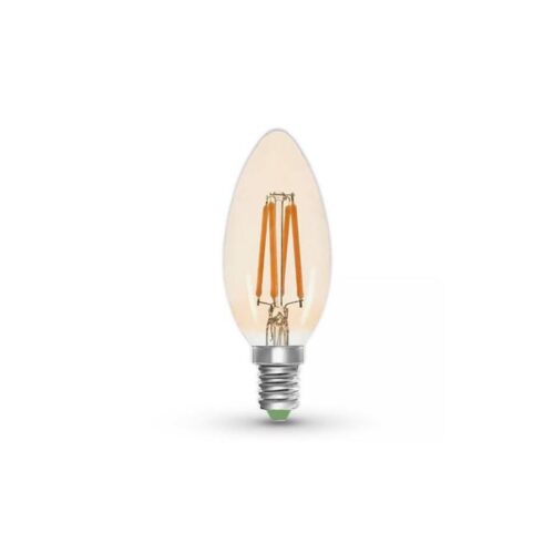 Brilagi LED Izzó CLASIC AMBER C35 E14/5W/230V 2200K