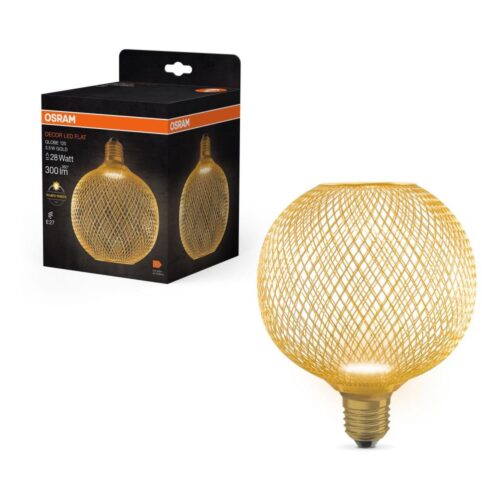 Osram LED Izzó DECOR FLAT G125 E27/3
