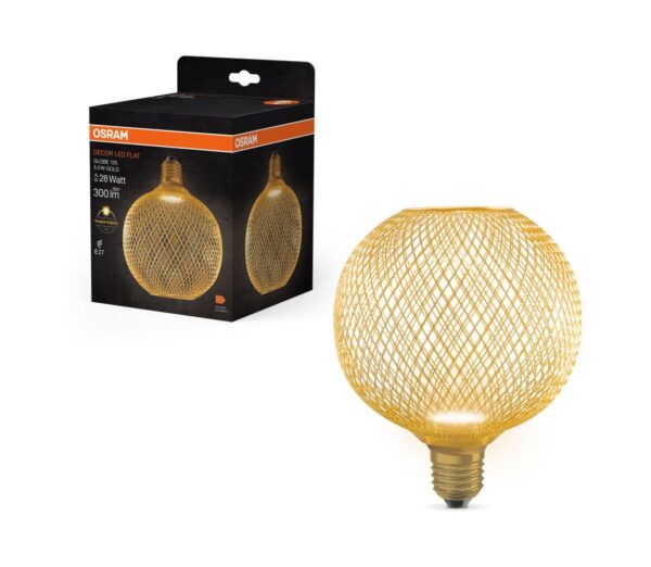 Osram LED Izzó DECOR FLAT G125 E27/3