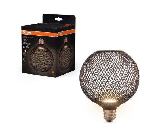 Osram LED Izzó DECOR FLAT G125 E27/3