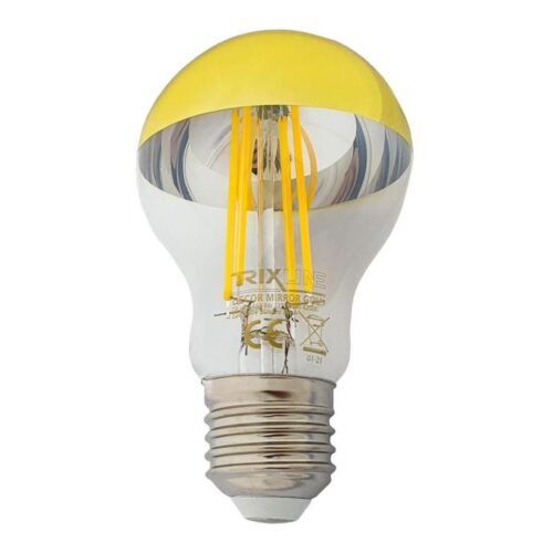 LED Izzó DECOR MIRROR A60 E27/8W/230V arany