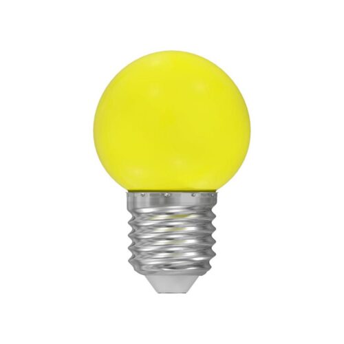 LED Izzó E27/1W/230V borostyán 5500
