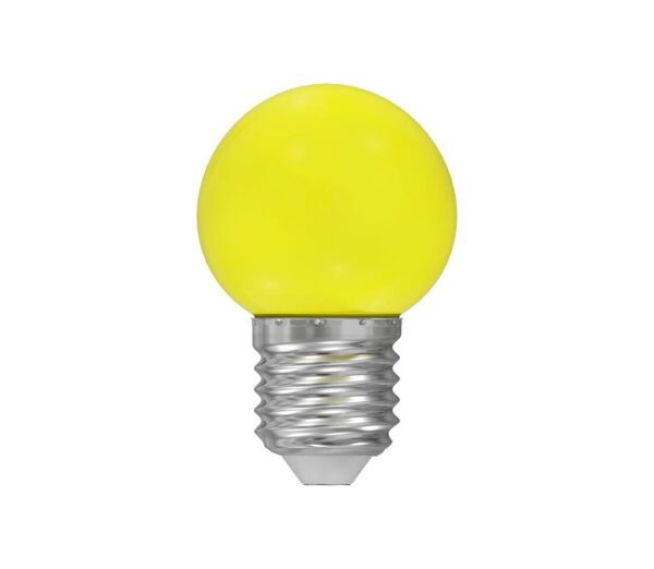 LED Izzó E27/1W/230V borostyán 5500