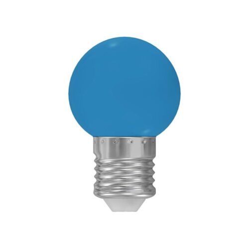 LED Izzó E27/1W/230V kék 5500