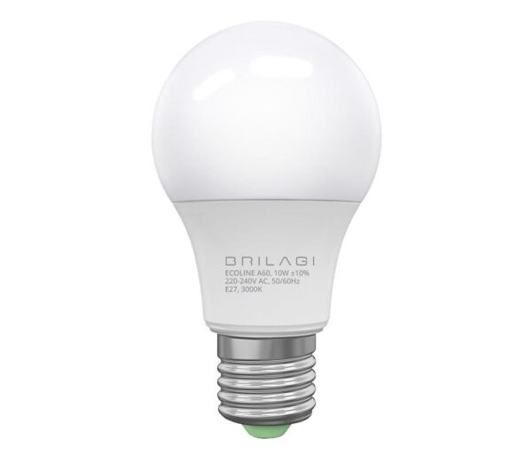 Brilagi LED Izzó ECOLINE A60 E27/10W/230V 3000K