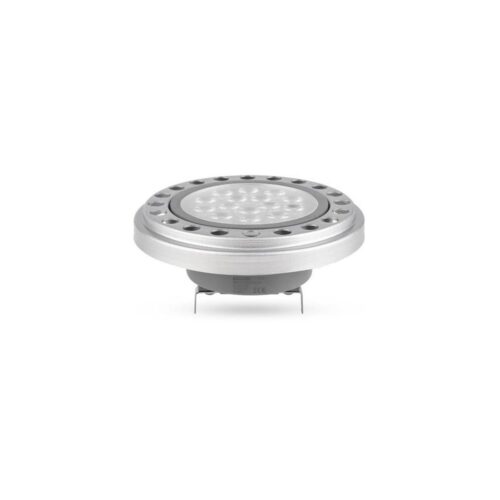 Brilagi LED Izzó ECOLINE AR111 G53/12W/12V 3000K 30° ezüst