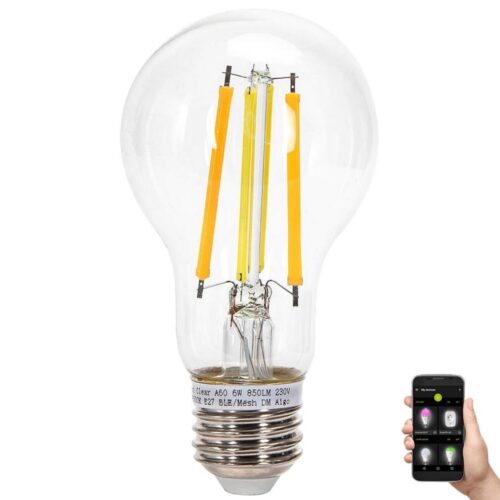 B.V. LED Izzó FILAMENT A60 E27/6W/230V 2700