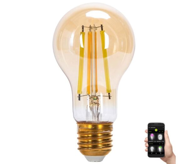 B.V. LED Izzó FILAMENT A60 E27/6W/230V 2700