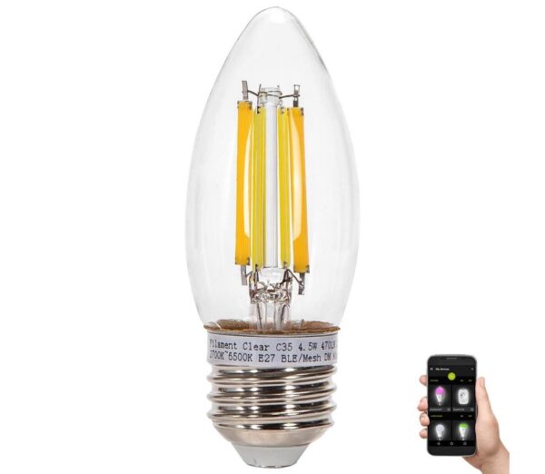 B.V. LED Izzó FILAMENT C35 E27/4