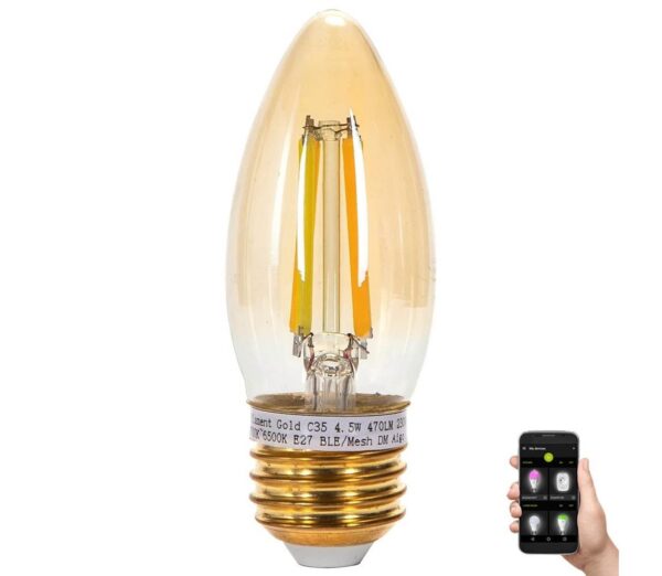 B.V. LED Izzó FILAMENT C35 E27/4