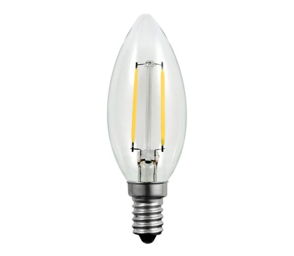 LED Izzó FILAMENT C37 E14/2W/230V 3000K