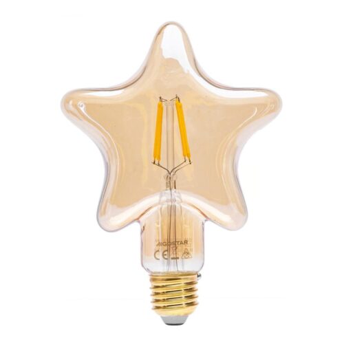 B.V. LED Izzó FILAMENT E27/4W/230V 1800K csillag