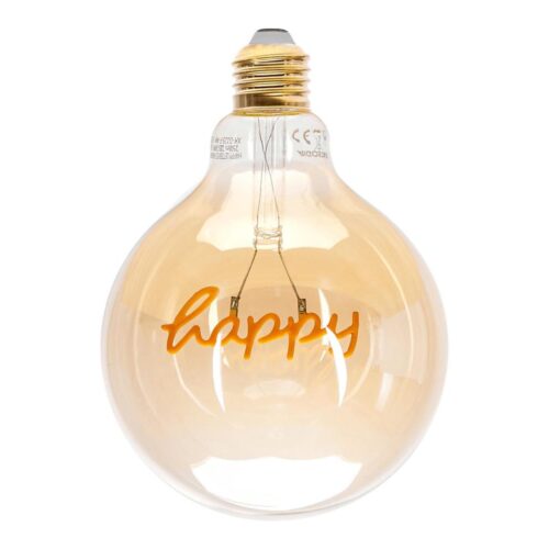 B.V. LED Izzó FILAMENT E27/4W/230V 1800K happy