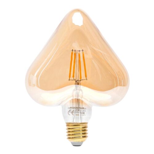 B.V. LED Izzó FILAMENT E27/4W/230V 1800K szív