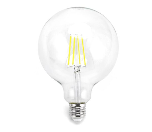 B.V. LED Izzó FILAMENT G125 E27/8W/230V 6500K