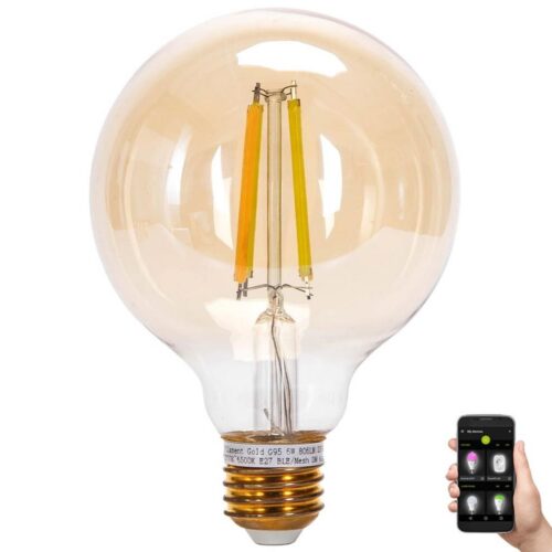 B.V. LED Izzó FILAMENT G95 E27/6W/230V 2700