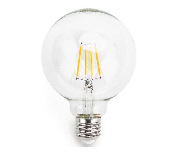 B.V. LED Izzó FILAMENT G95 E27/6W/230V 2700K