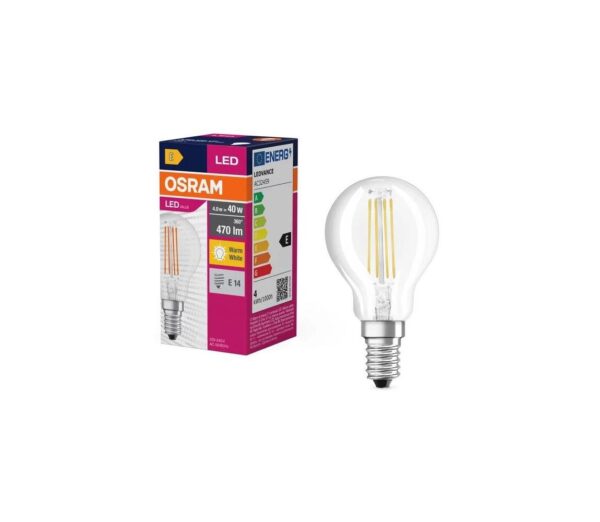 Osram LED Izzó FILAMENT P40 E14/4W/230V 2700K
