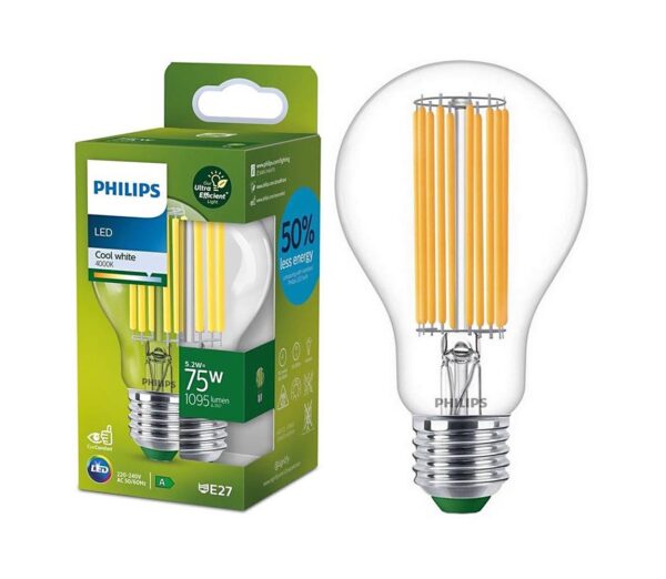 Philips LED Izzó FILAMENT Philips A70 E27/5